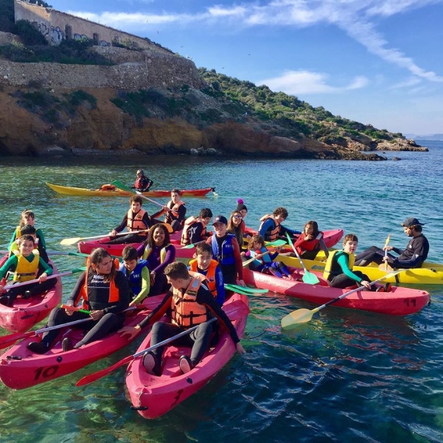  Percorso in kayak lungo la costa di Mazarrón 